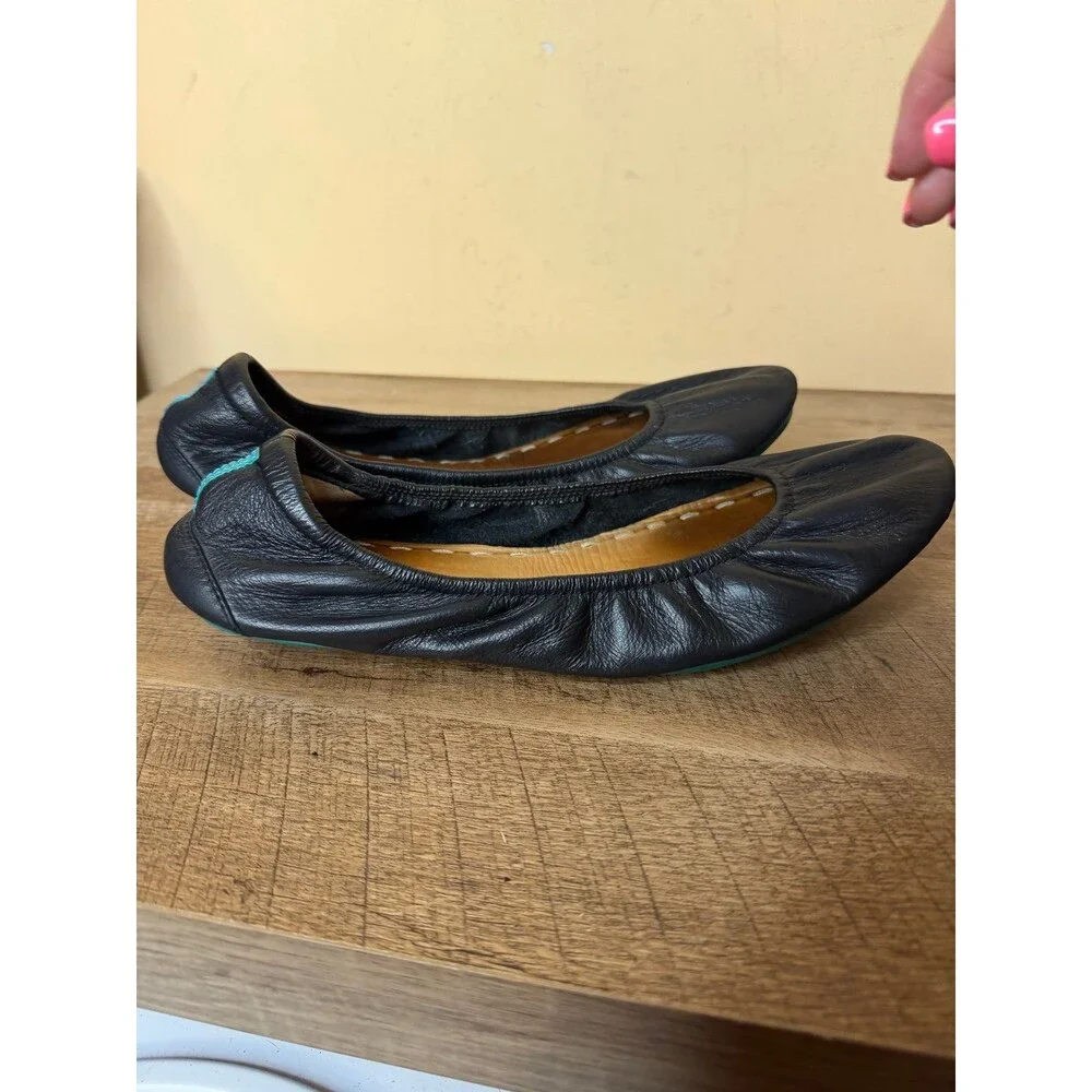 Tieks by Gavrieli black leather ballet flats size 10 shoes